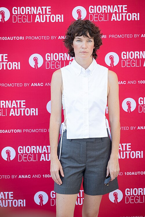 Celia Rowlson-Hall, model, at 83rd Venice International Film Festival in Venice, Italy for the film Miu Miu Women's Tales .