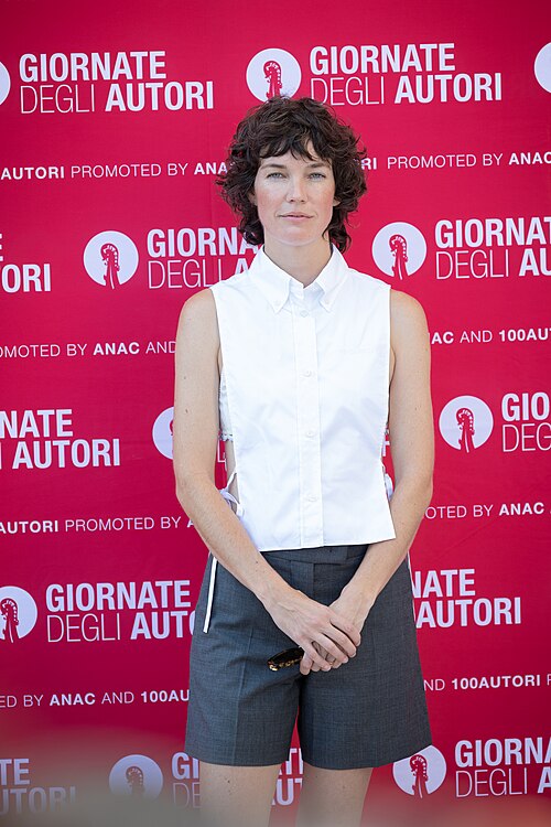 Celia Rowlson-Hall, model, at 83rd Venice International Film Festival in Venice, Italy for the film Miu Miu Women's Tales .