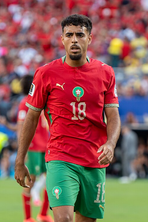 Chadi Riad during Brazil v Morocco on 13 June 2026 at the 2026 FIFA World Cup at NY/NJ Stadium in East Rutherford, NJ