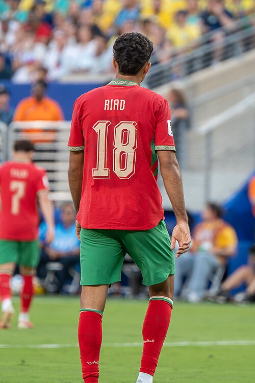 Chadi Riad during Brazil v Morocco on 13 June 2026 at the 2026 FIFA World Cup at NY/NJ Stadium in East Rutherford, NJ