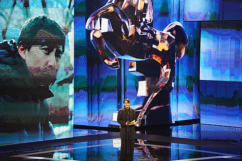 Actor Chang Chen at the 2025 Golden Horse Awards Ceremony in Taipei, Taiwan as winner of Best Leading Actor for the film Lucky Lu