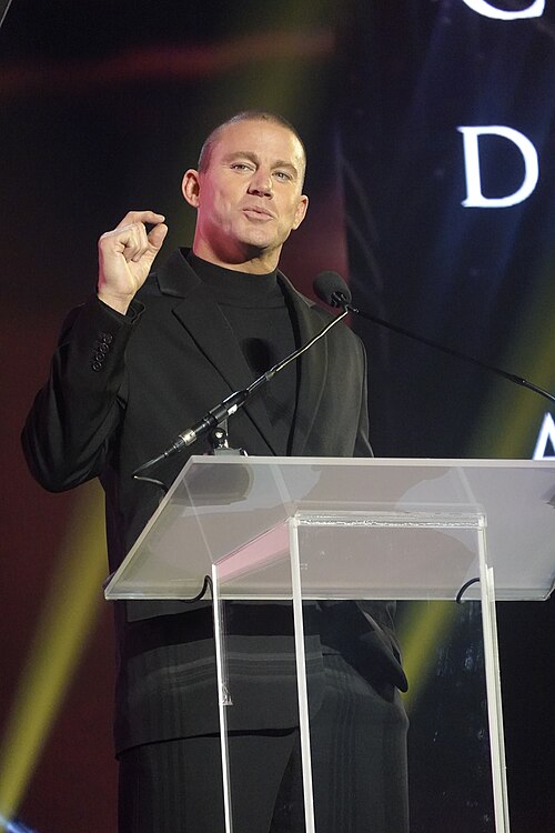 Channing Tatum at CinemaCon 2025 where he was honored with Distinguished Decade of Achievement at the Screen Achievements Awards in Film at Caesar's Palace at Las Vegas, NV
