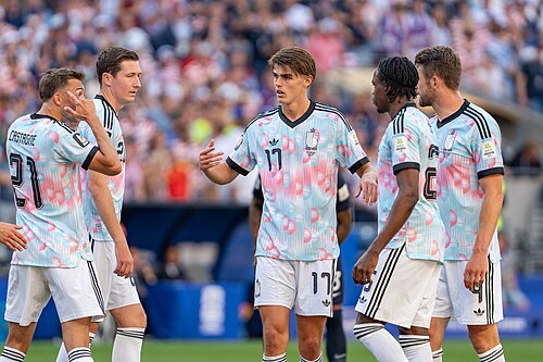 Charles De Ketelaere during Belgium v United States at the 2026 FIFA World Cup