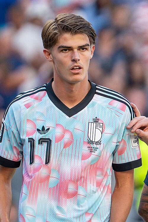 Charles De Ketelaere during Belgium v United States at the 2026 FIFA World Cup