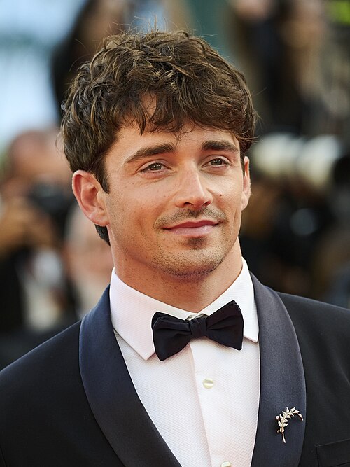 Charles Leclerc and Alexandra Leclerc attend the La Vie D'Une Femme screening at the 79th annual Cannes Film Festival