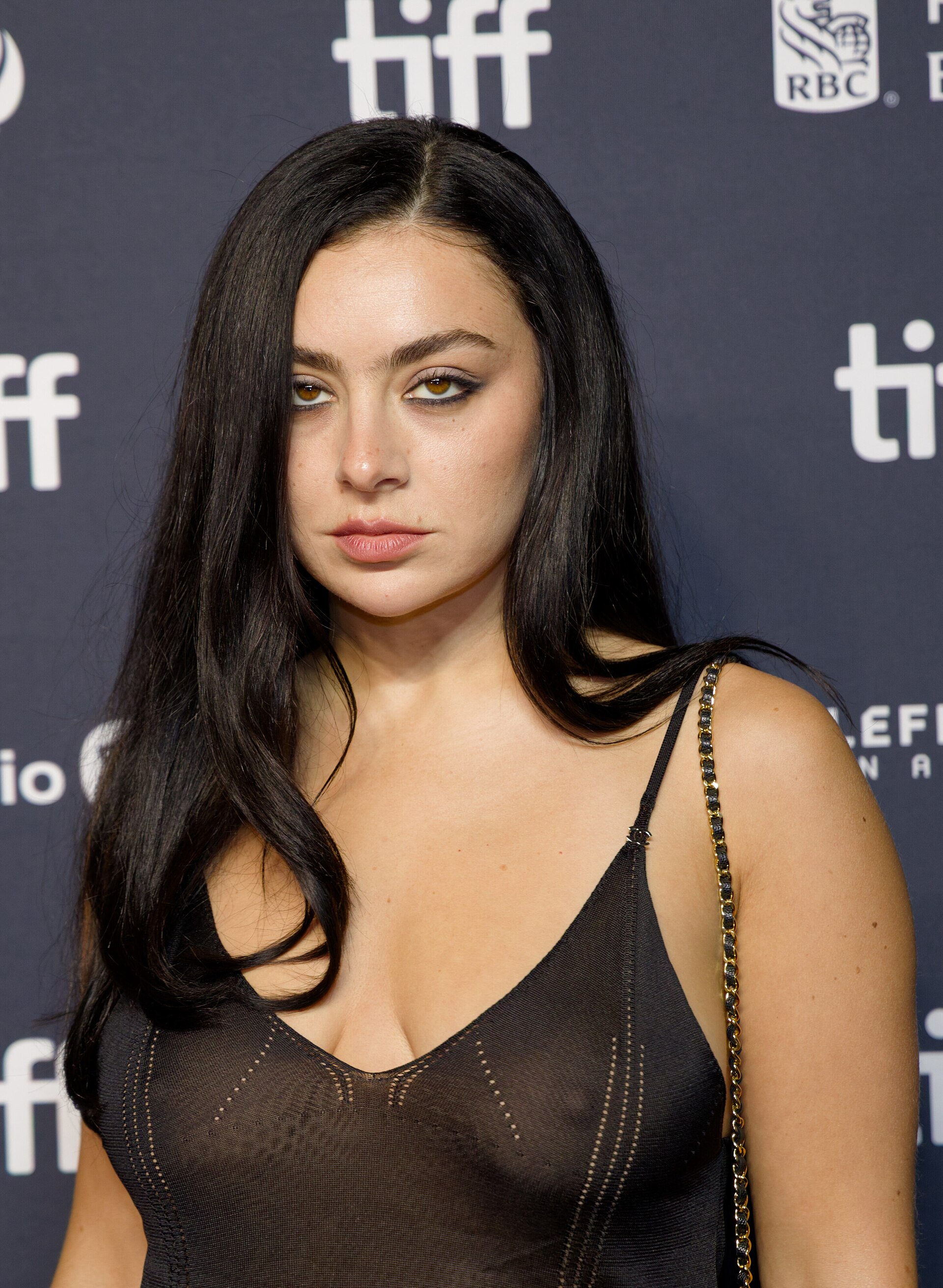 Charli XCX at the 2025 Toronto International Film Festival for Erupcja