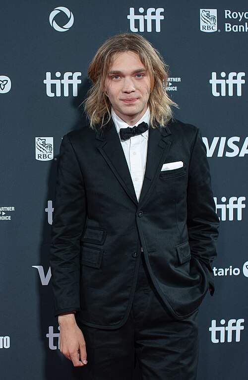 Charlie Plummer, actor in 'The Return', at the 2024 Toronto International Film Festival