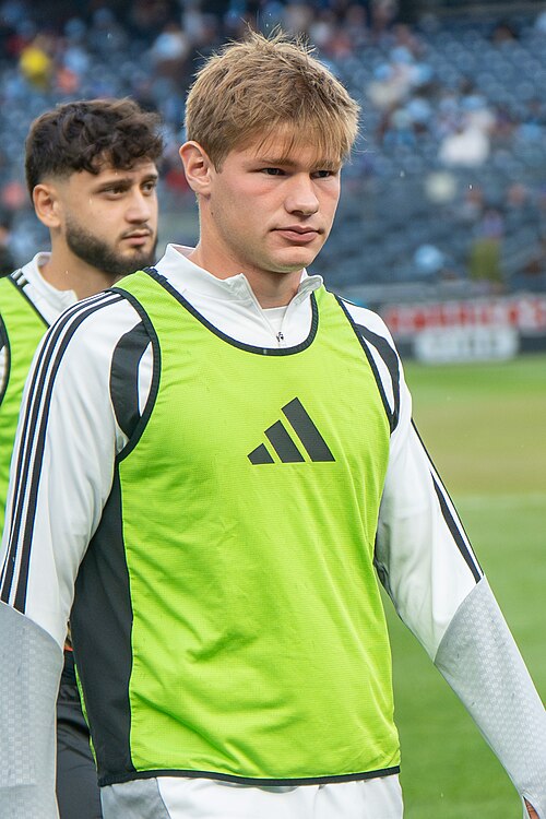 Chase Adams during New York City FC vs Columbus Crew on May 10, 2026