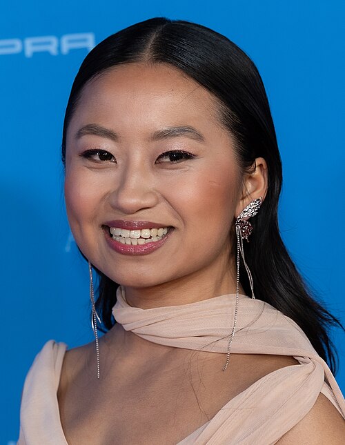 Actress Chen Emilie Yan at the premiere of Staatsschutz at the 2026 Berlin International Film Festival
