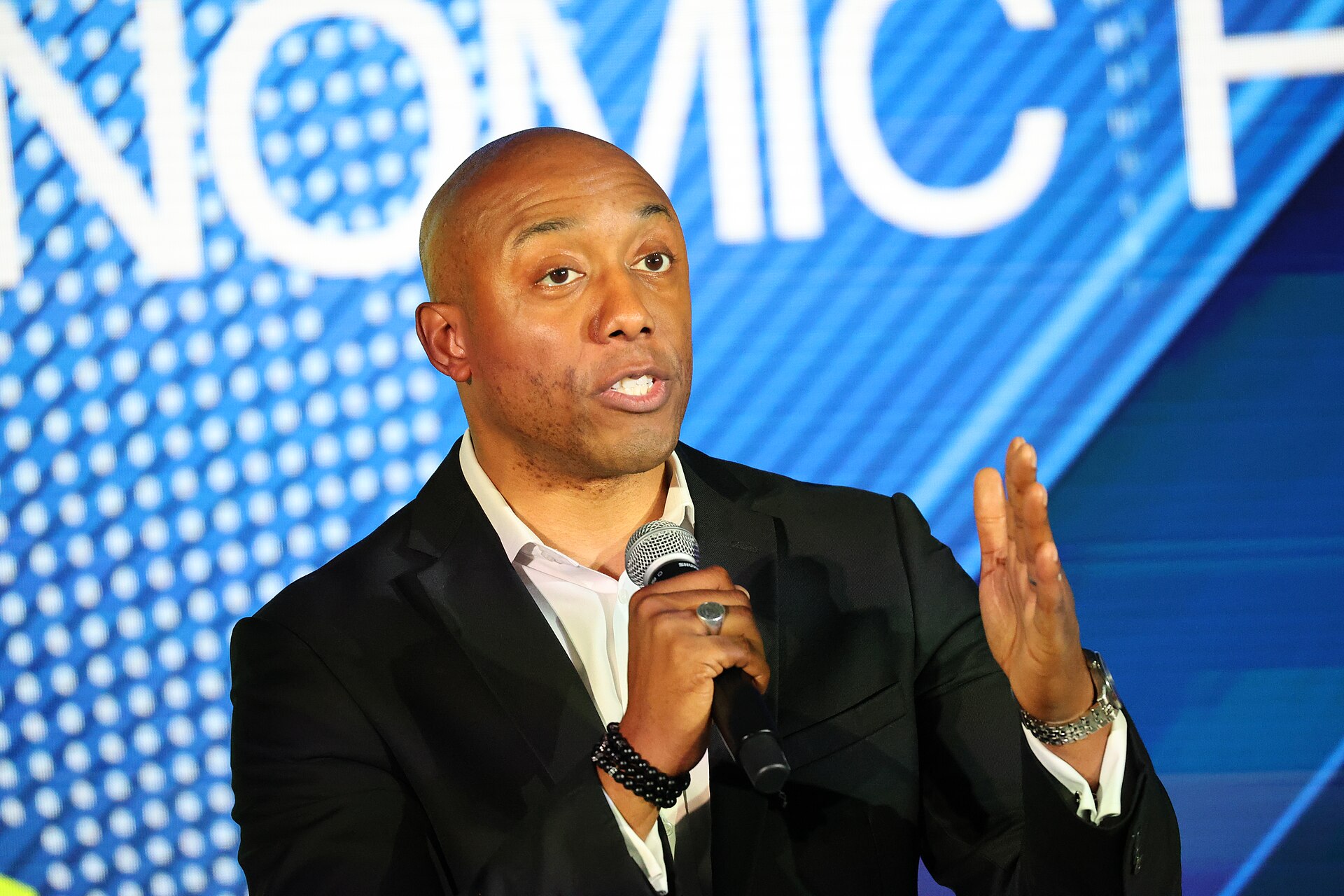 Chike Aguh, Project on Workforce at Harvard University senior advisor, at the Essence Festival of Culture in July 2025 on a panel called Making AI Work for You: Opportunity, Ethics, and Impact.
