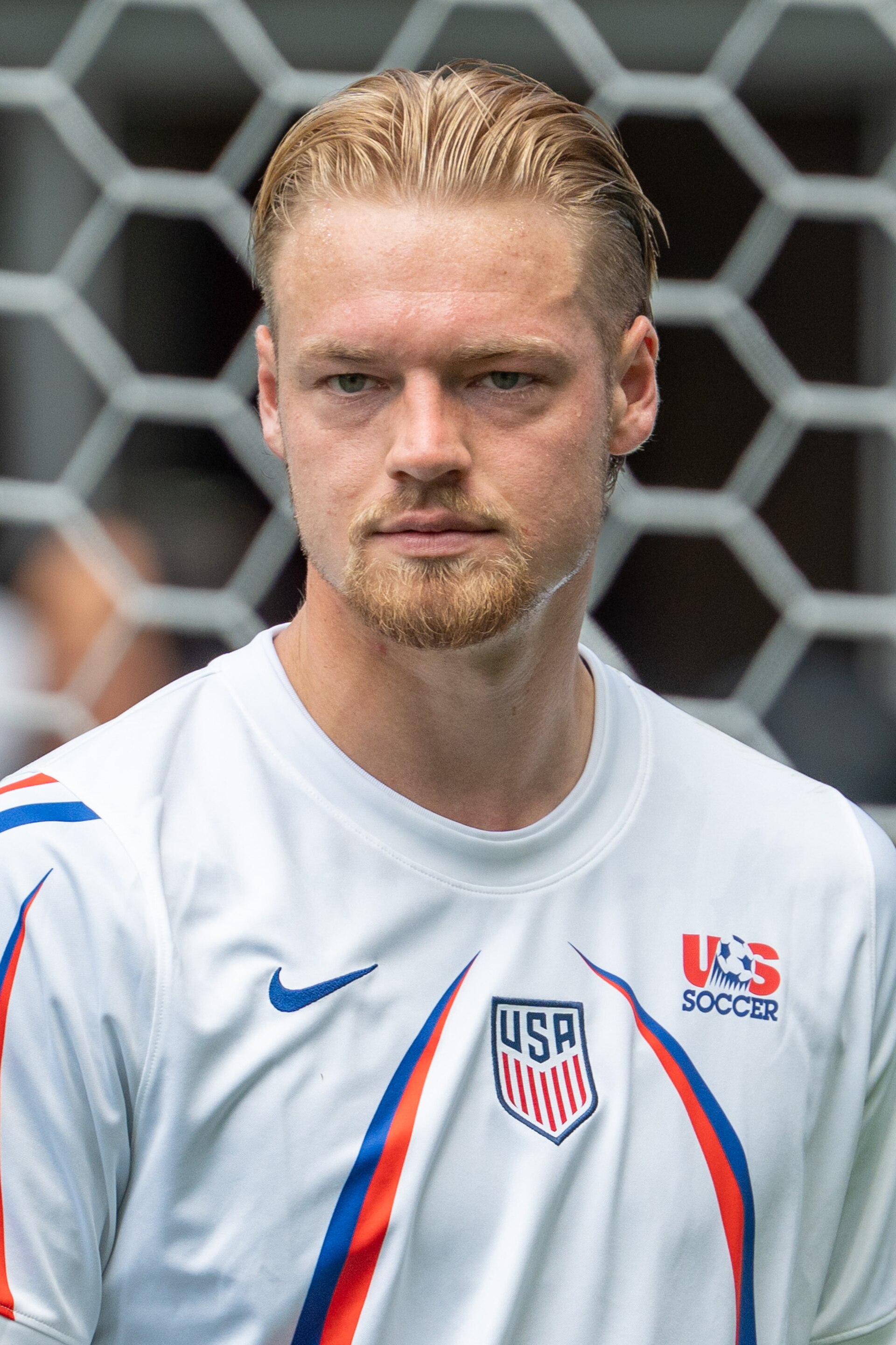 Chris Brady during United States v Australia on 19 June 2026 at the 2026 FIFA World Cup