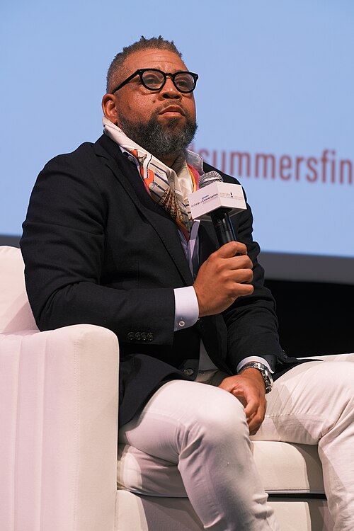 Chris Charles Scott at the MVAAFF 2025 premiere of 'A Portrait of a Postman'