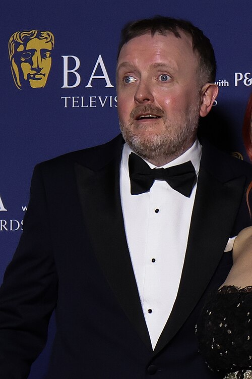 Chris McCausland & Dianne Buswell who presented a BAFTA TV Award, May 26
