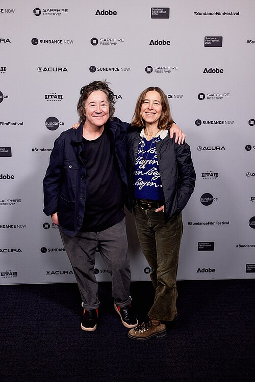 Christine Vachon and Pamela Koffler at the 2026 Sundance Film Festival for Barbara Forever