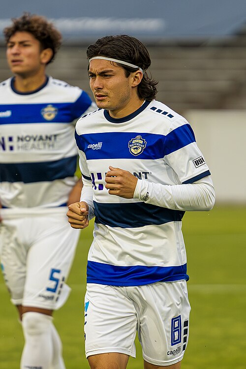 Christopher Jaime playing for Charlotte
Independence on April, 25, 2026 versus the Richmond Kickers