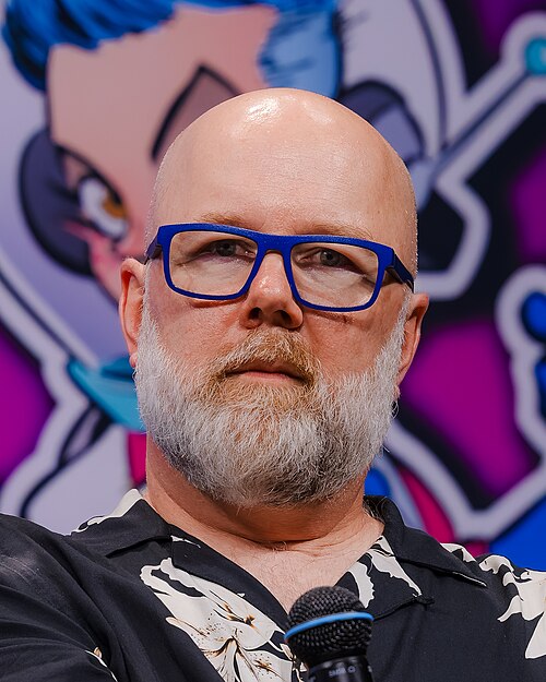 Christopher Sabat, voice actor, at GalaxyCon Raleigh in Raleigh NC July, 25, 2026