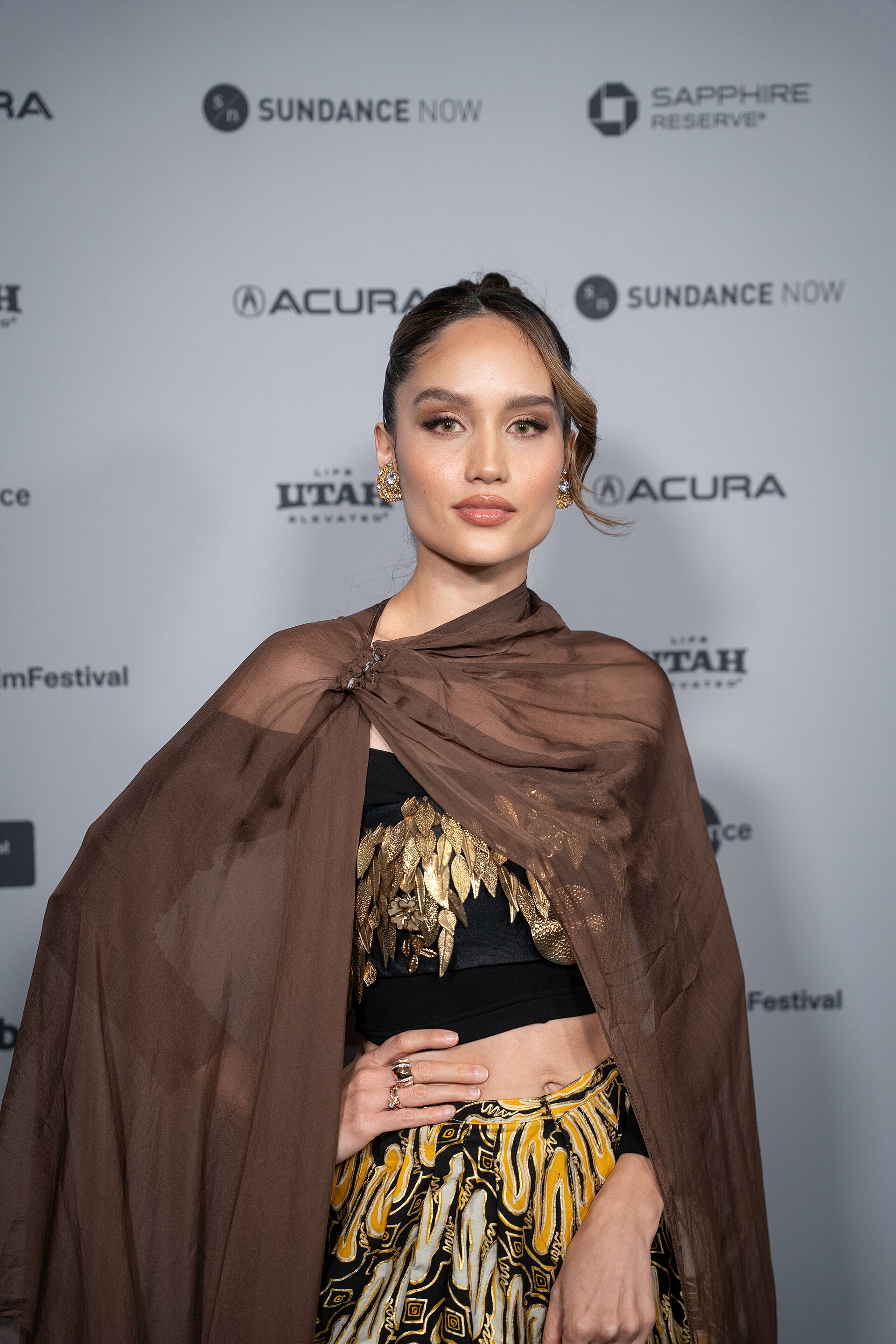 Cinta Laura Kiehl at the premiere for Levitating (Para Perasuk) at Sundance Film Festival 2026.