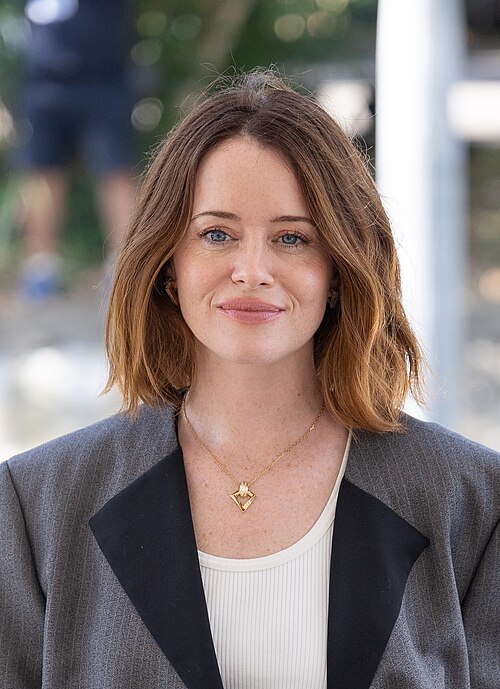 Claire Foy, actress, at 82nd Venice International Film Festival in Venice, Italy for the film Ink.