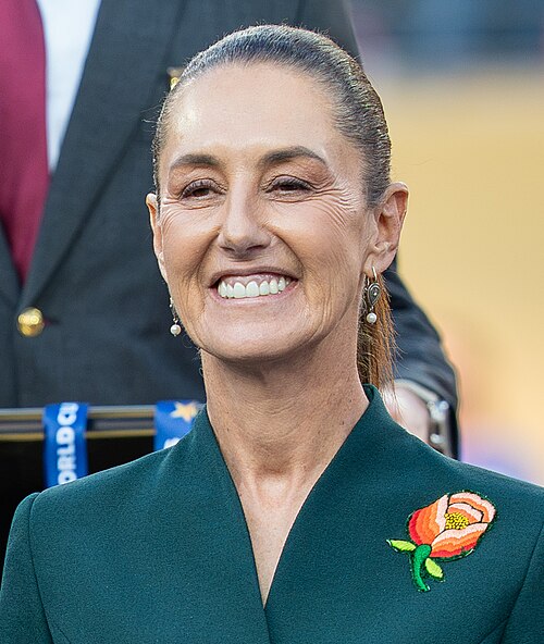 Claudia Sheinbaum during Argentina vs Spain at the 2026 FIFA World Cup Final
