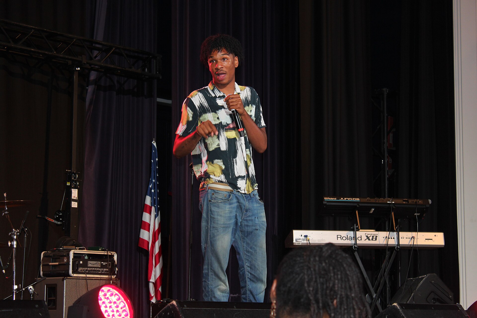 Comedian Elijah Nevels at the Young Professionals Late Night Experience at the 2025 National Urban League Conference.