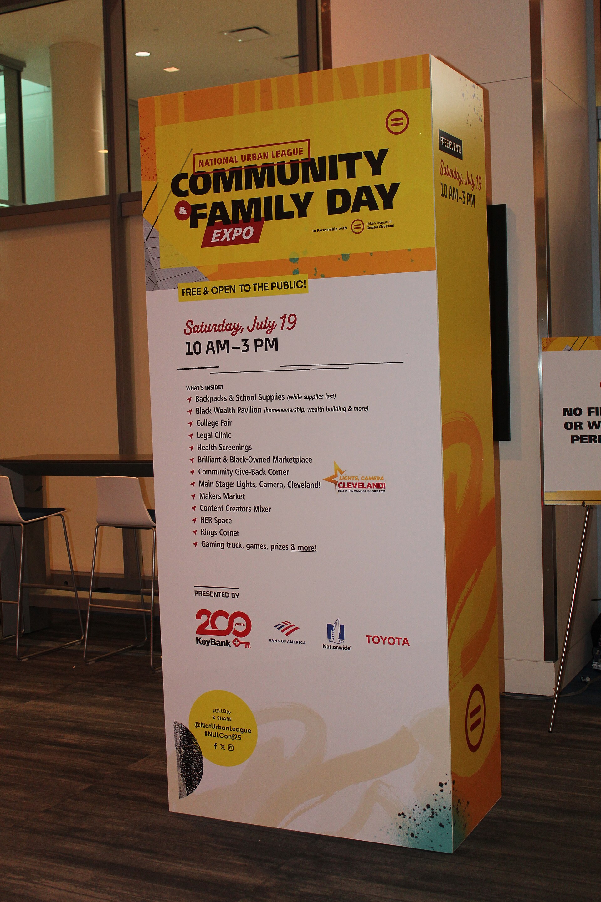 Community Day on the last day open to the public at the 2025 National Urban League Conference.