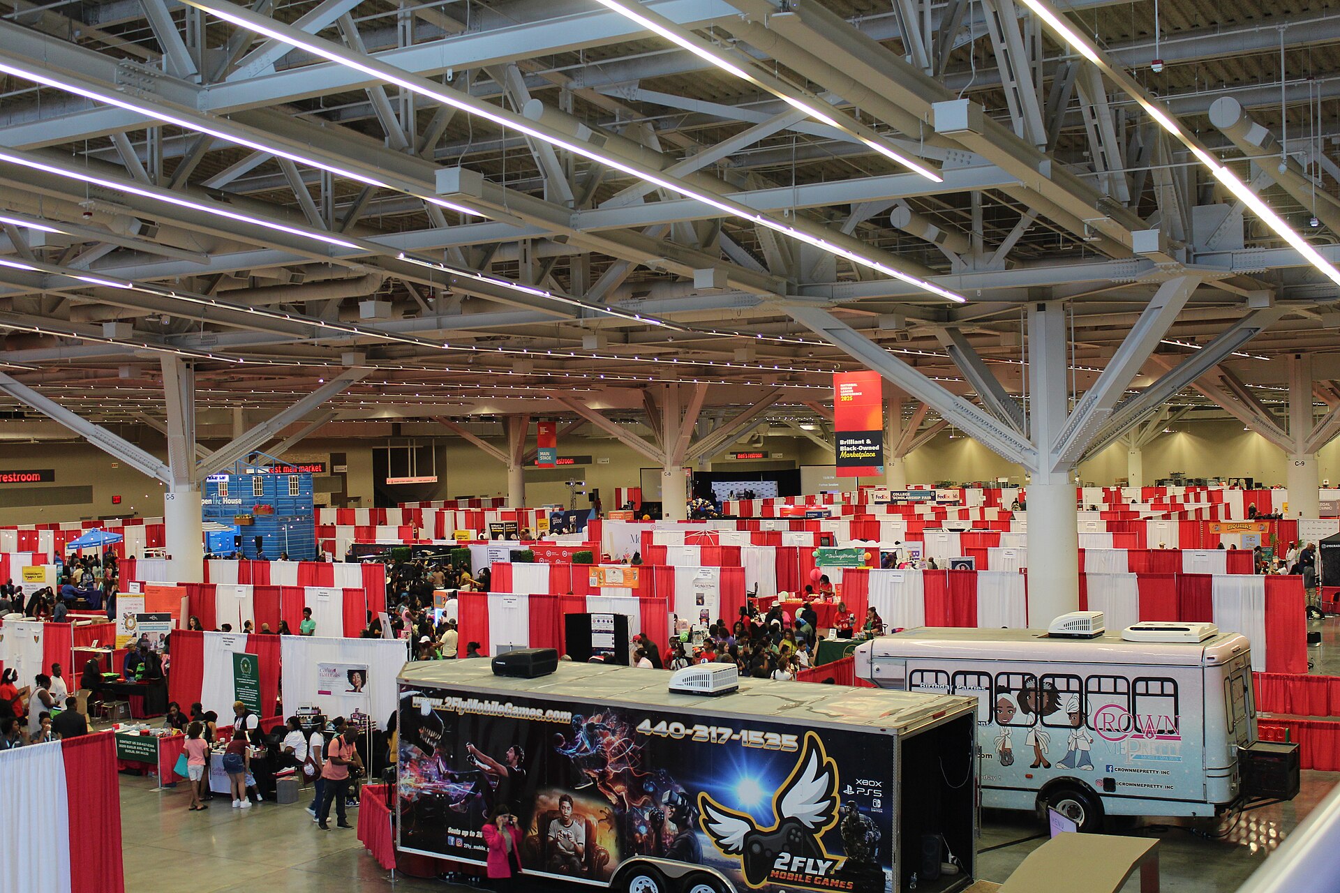 The Community Day Fair on the last day open to the public at the 2025 National Urban League Conference.