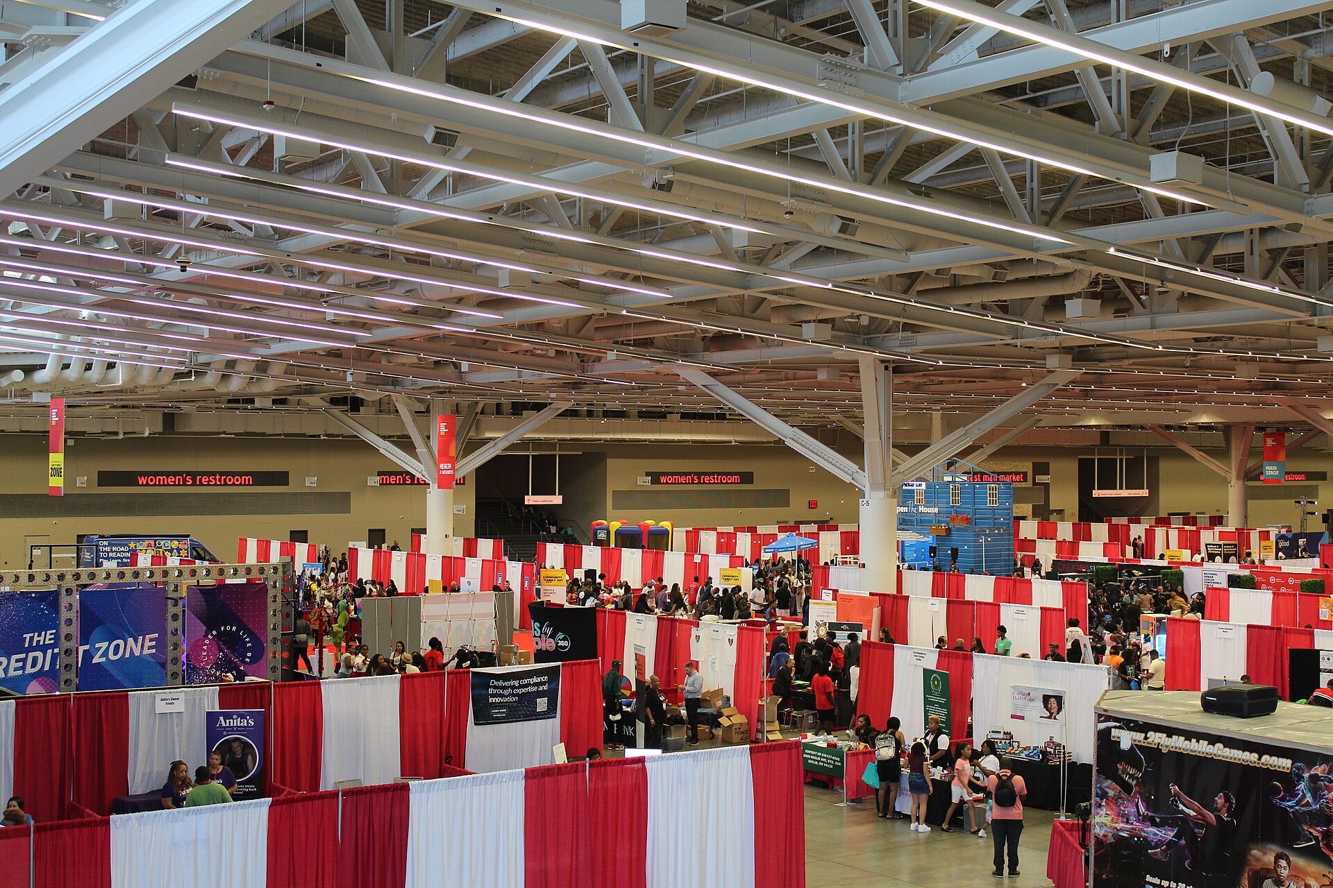 The Community Day Fair on the last day open to the public at the 2025 National Urban League Conference.