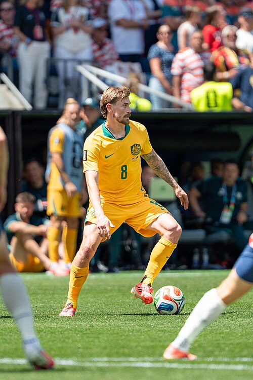 Connor Metcalfe during United States v Australia on 19 June 2026 at the 2026 FIFA World Cup