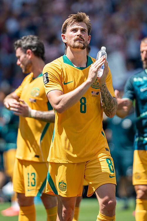 Connor Metcalfe during United States v Australia on 19 June 2026 at the 2026 FIFA World Cup