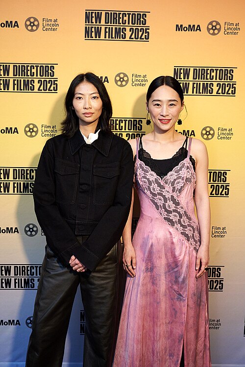Constance Tsang (director) and Wu Ke-xi (actress), during the 53rd New Directors/New Films in 2025 hosted by Film at Lincoln Center for the movie Blue Sun Palace.