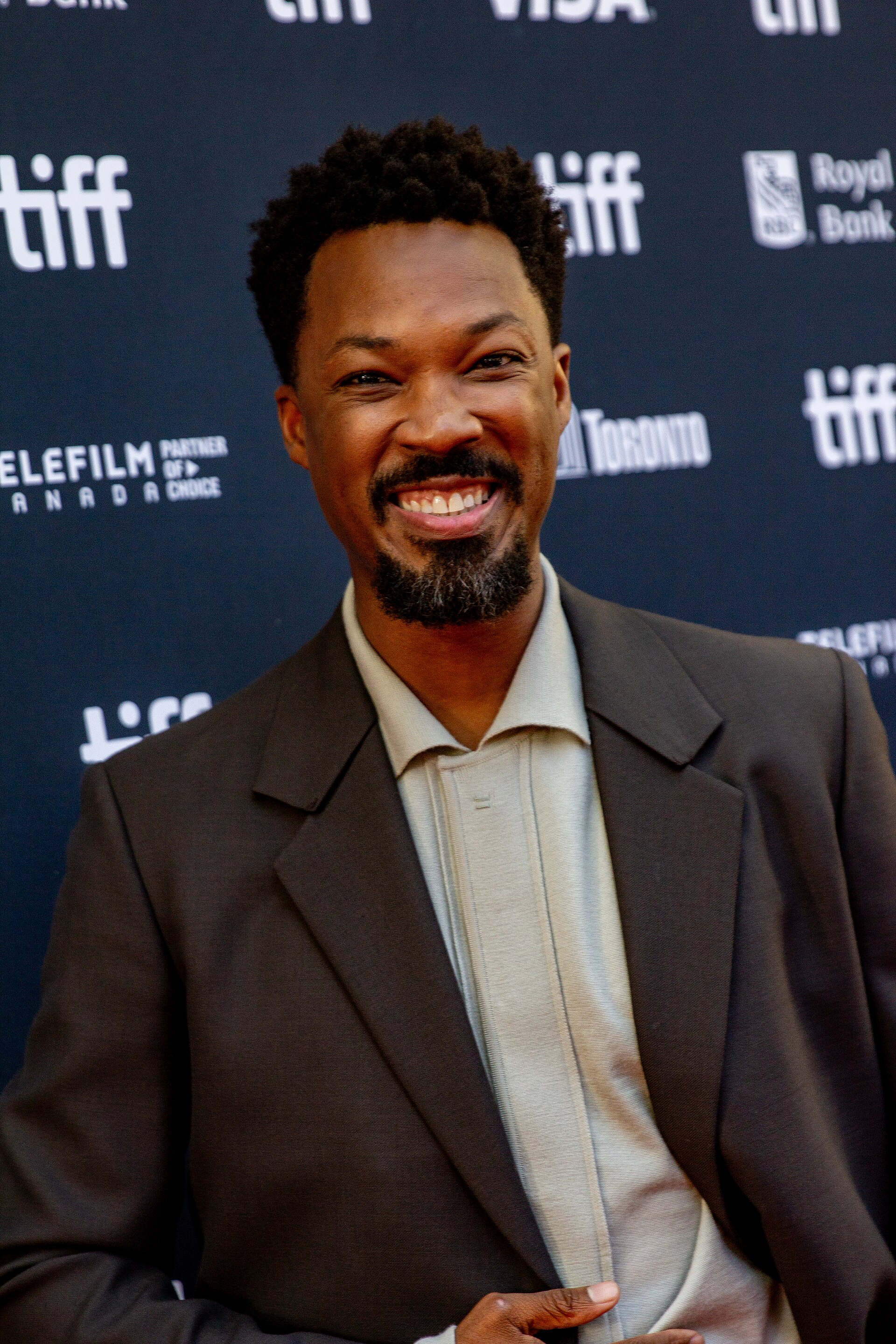 Corey Hawkins, actor, at the 2024 Toronto International Film Festival (TIFF) for the movie The Piano Lesson.