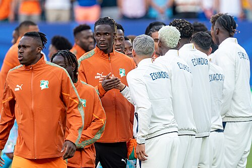 Côte d'Ivoire v Ecuador on 14 June 2026 at the 2026 FIFA World Cup