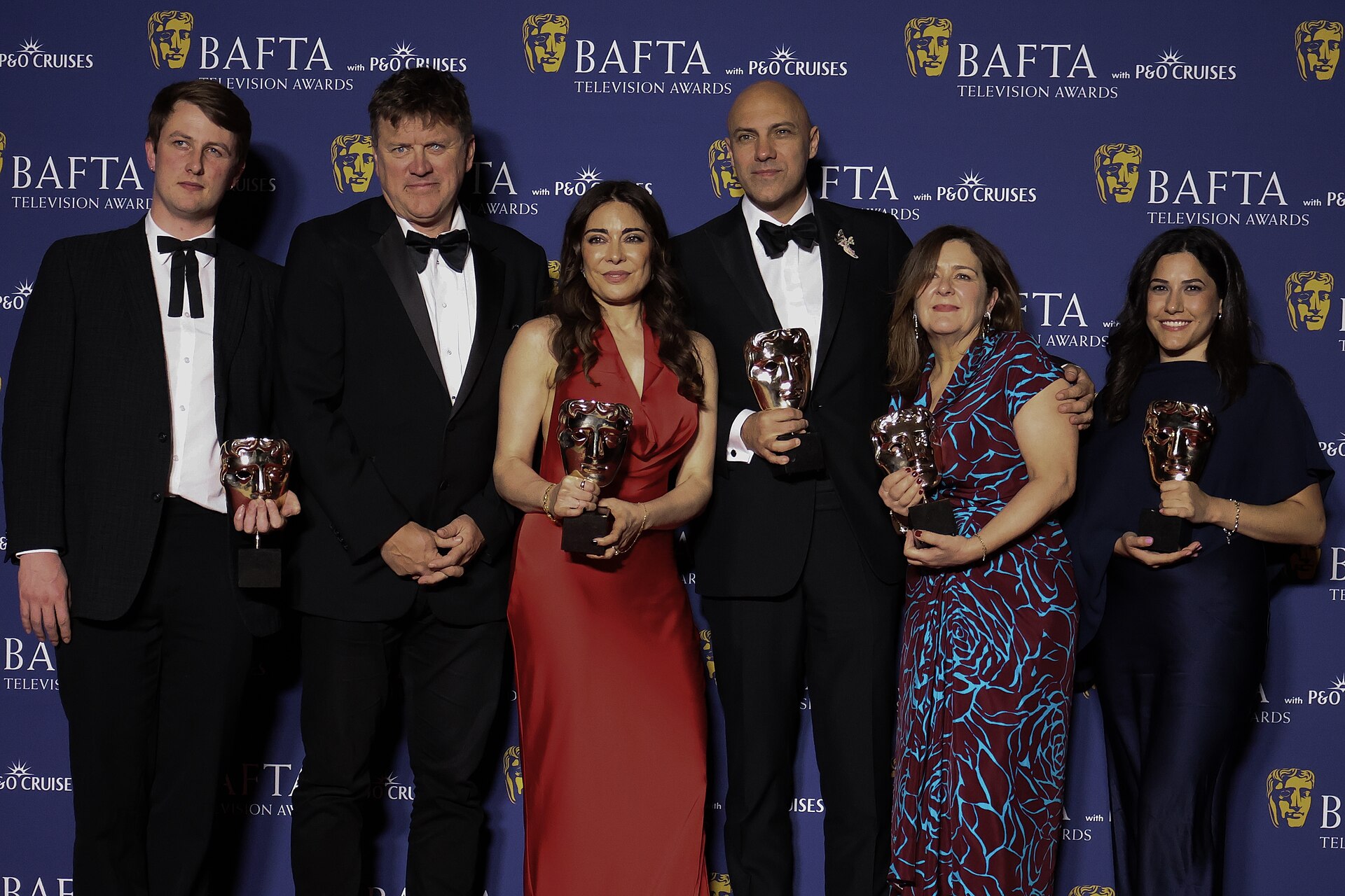 Pictured from Left - Robert MacQueen, Ben de Pear, Ramita Navai, Karim Shah, Melanie Quigley, Menna Hijazi