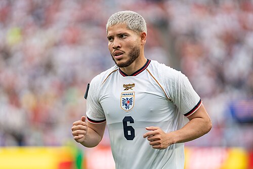 Cristian Martinez during England v Panama on 27 June 2026 at the 2026 FIFA World Cup