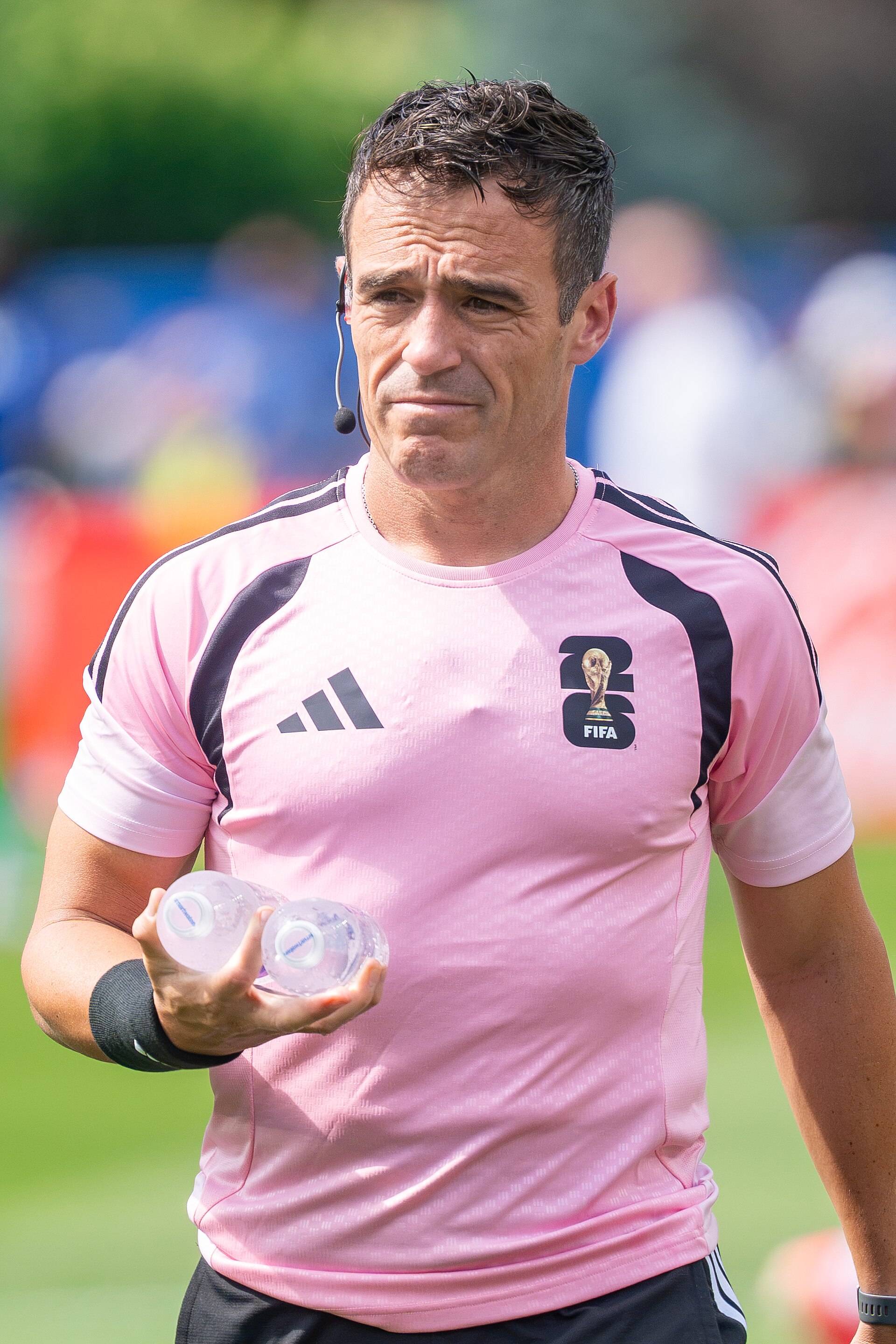 Cristian Navarro during France v Morocco at the 2026 FIFA World Cup