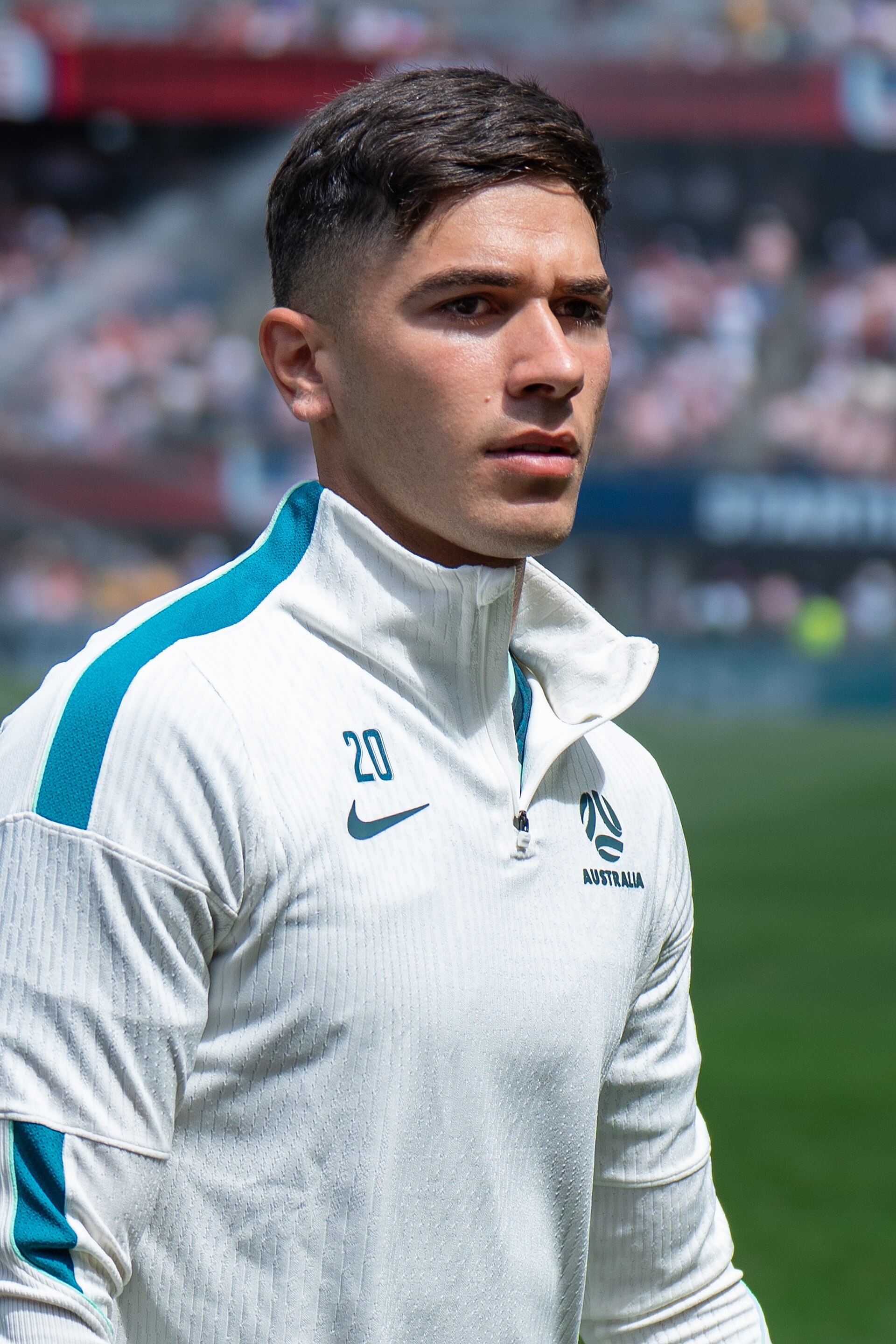 Cristian Volpato during United States v Australia on 19 June 2026 at the 2026 FIFA World Cup