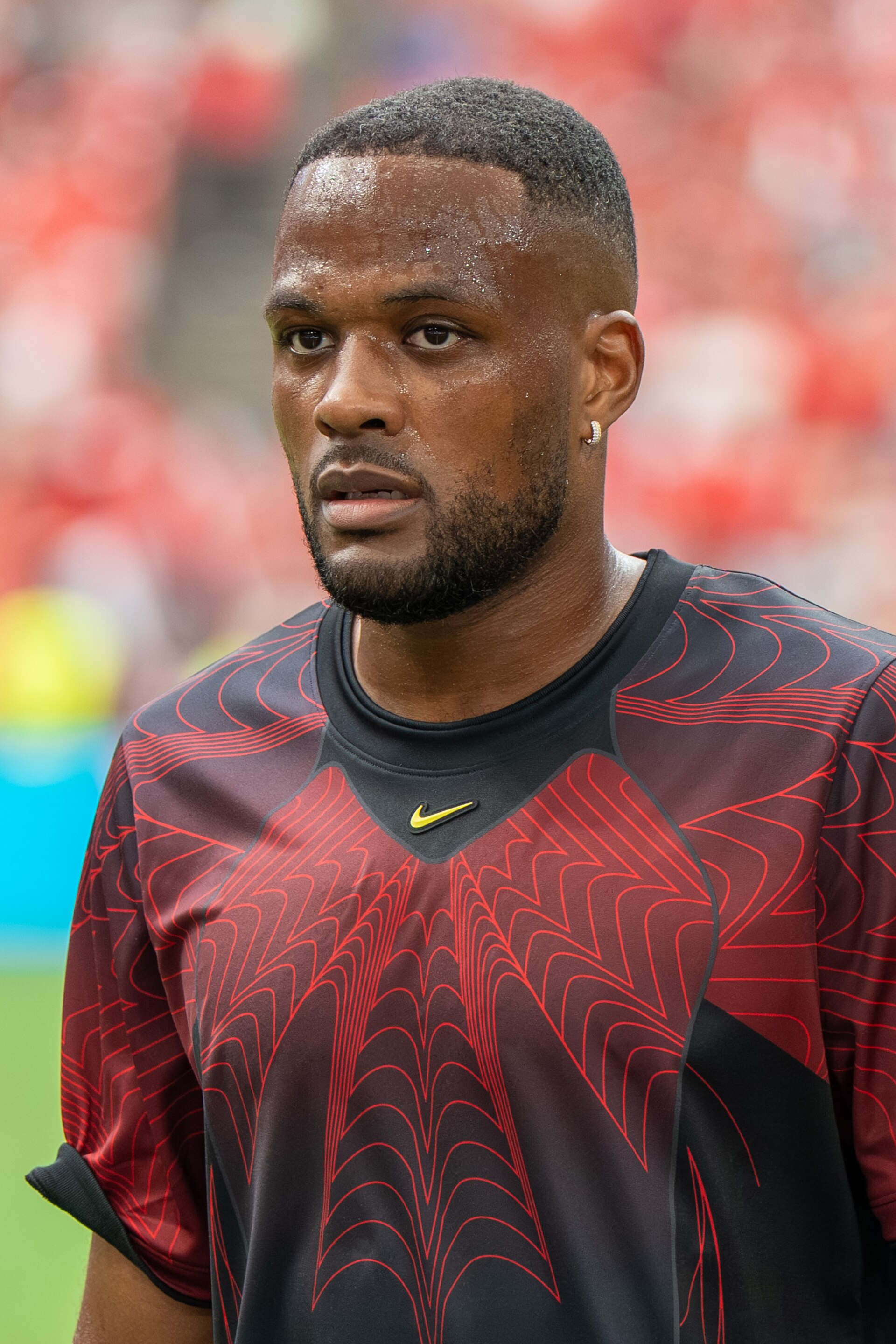 Cyle Larin during Canada v Qatar on 18 June 2026 at the 2026 FIFA World Cup