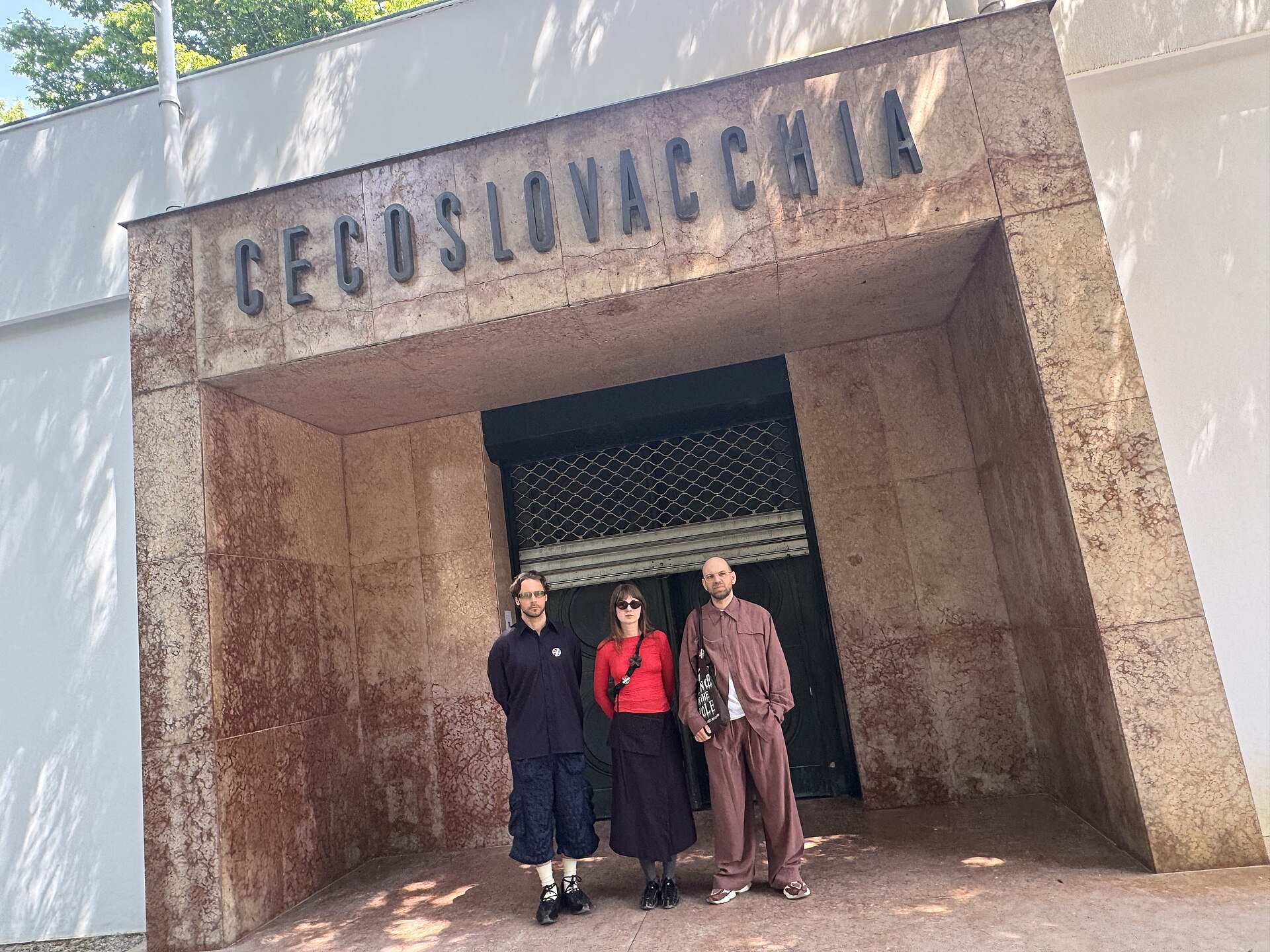 Czech and Slovak Pavilion at the 2026 Venice Biennale on strike May 8, 2026 to protest the inclusion of Israel in the art exhibition. Numerous pavilions closed for all or part of the day.