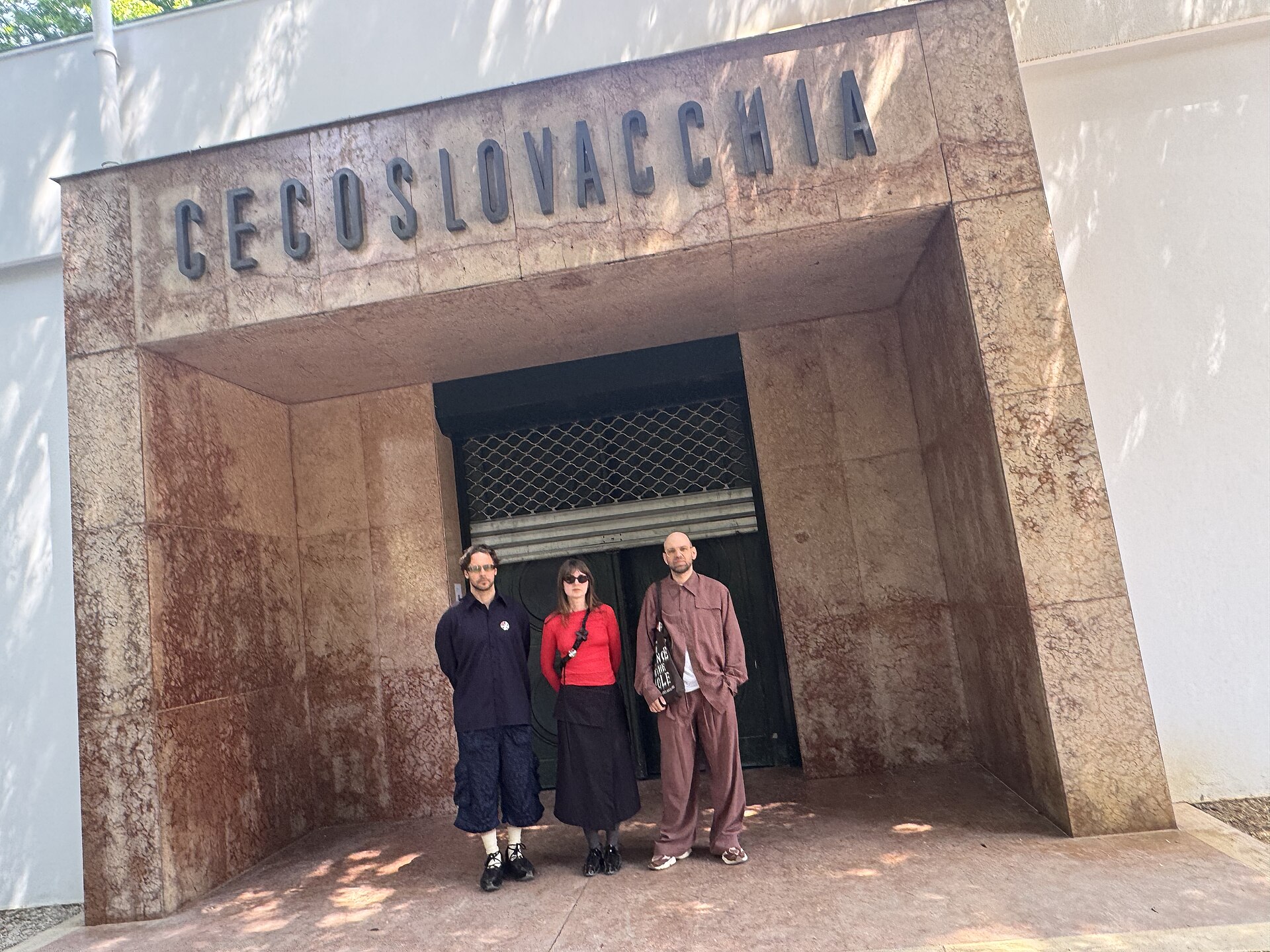 Czech and Slovak Pavilion at the 2026 Venice Biennale on strike May 8, 2026 to protest the inclusion of Israel in the art exhibition. Numerous pavilions closed for all or part of the day.