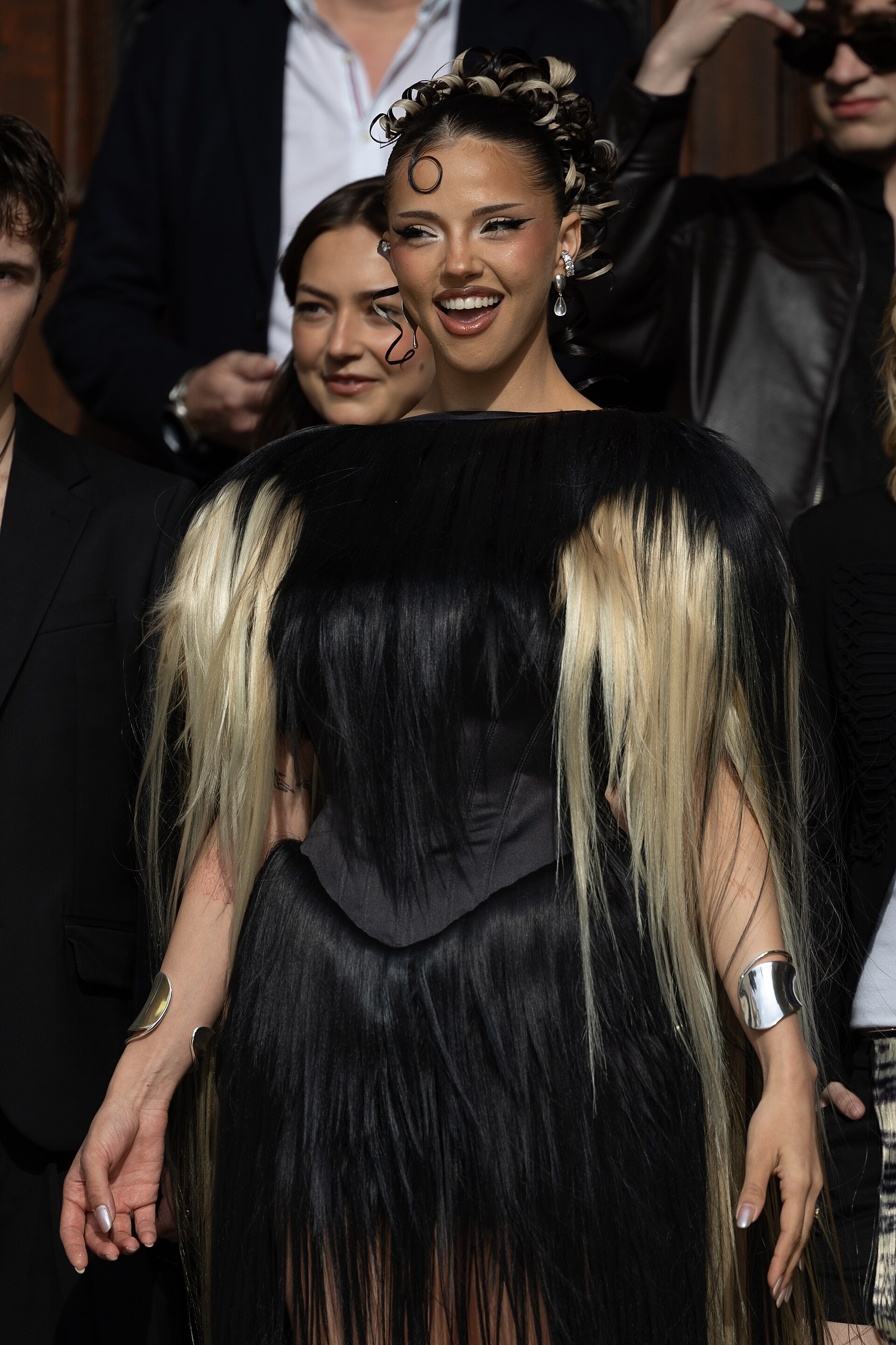 DARA representing Bulgaria on the Turquoise Carpet at the 2026 Eurovision Song Contest in Vienna