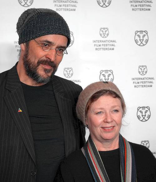 Daan Emmen and Nanouk Leopold at the opening night for International Film Festival Rotterdam 2026