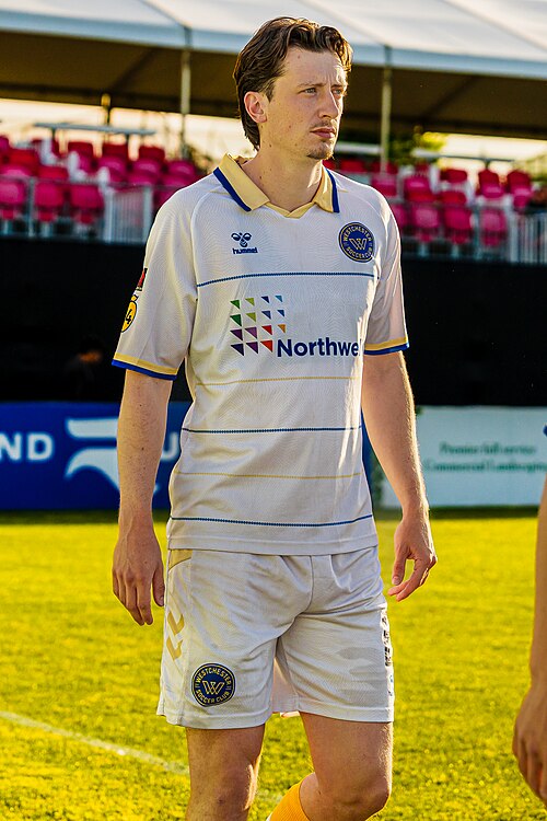 Daniel Bouman playing for the Westchester SC vs Richmond Kickers on May, 1, 2026