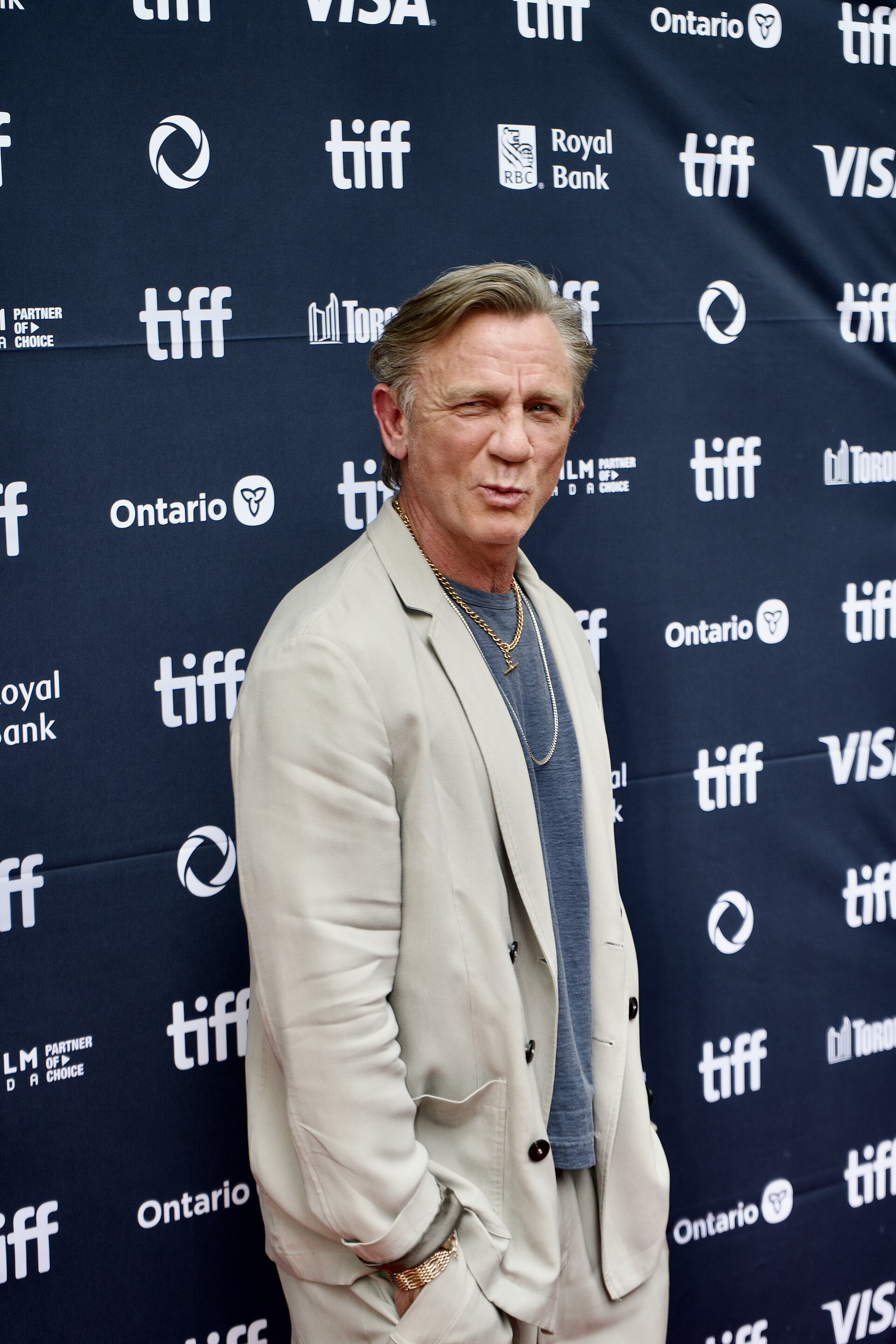 Daniel Craig at "Wake Up Dead Man: A Knives Out Mystery" world premiere