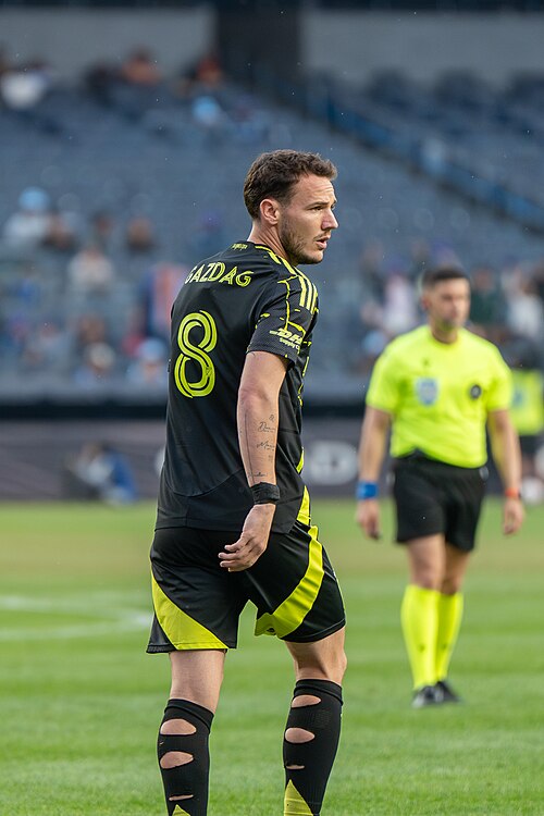 Daniel Gazdag during New York City FC vs Columbus Crew on May 10, 2026
