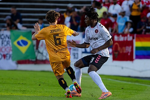 Daniel Moore playing for the Richmond Kickers vs Fort Wayne FC  on June, 20, 2026
