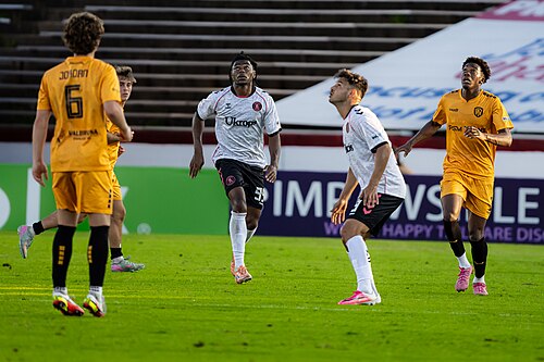 Daniel Moore playing for the Richmond Kickers vs Fort Wayne FC  on June, 20, 2026
