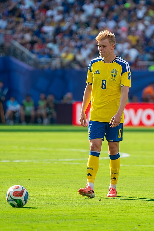 Daniel Svensson during France v Sweden at the 2026 FIFA World Cup