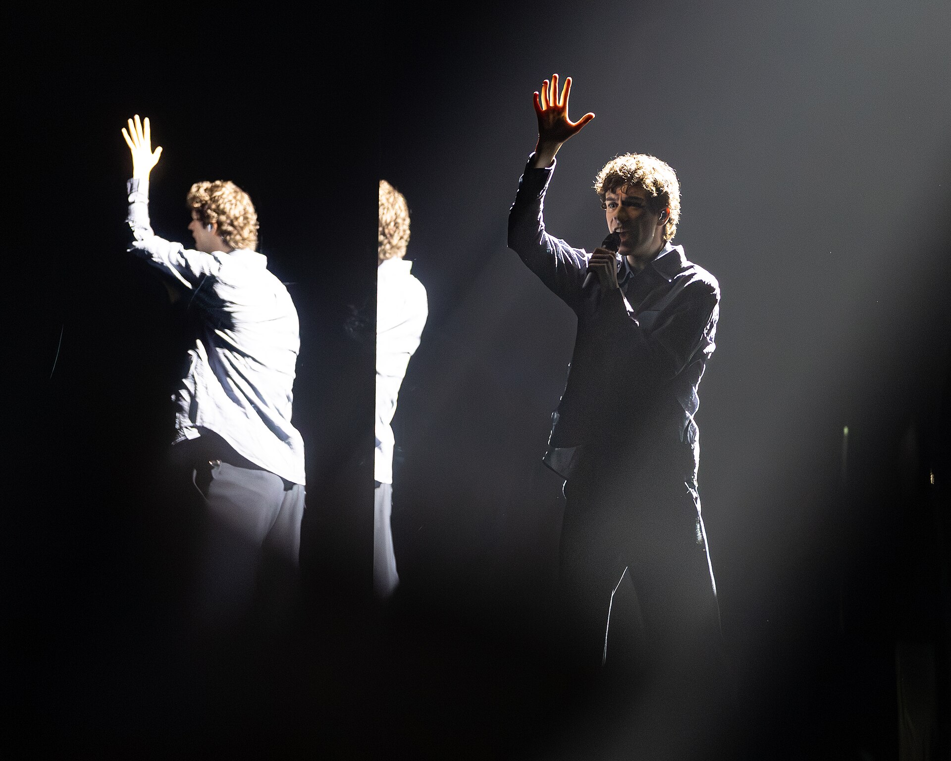 Daniel Zizka performing CROSSROADS, representing Czechia in the 2nd Semi Final of the 2026 Eurovision Song Contest in Vienna