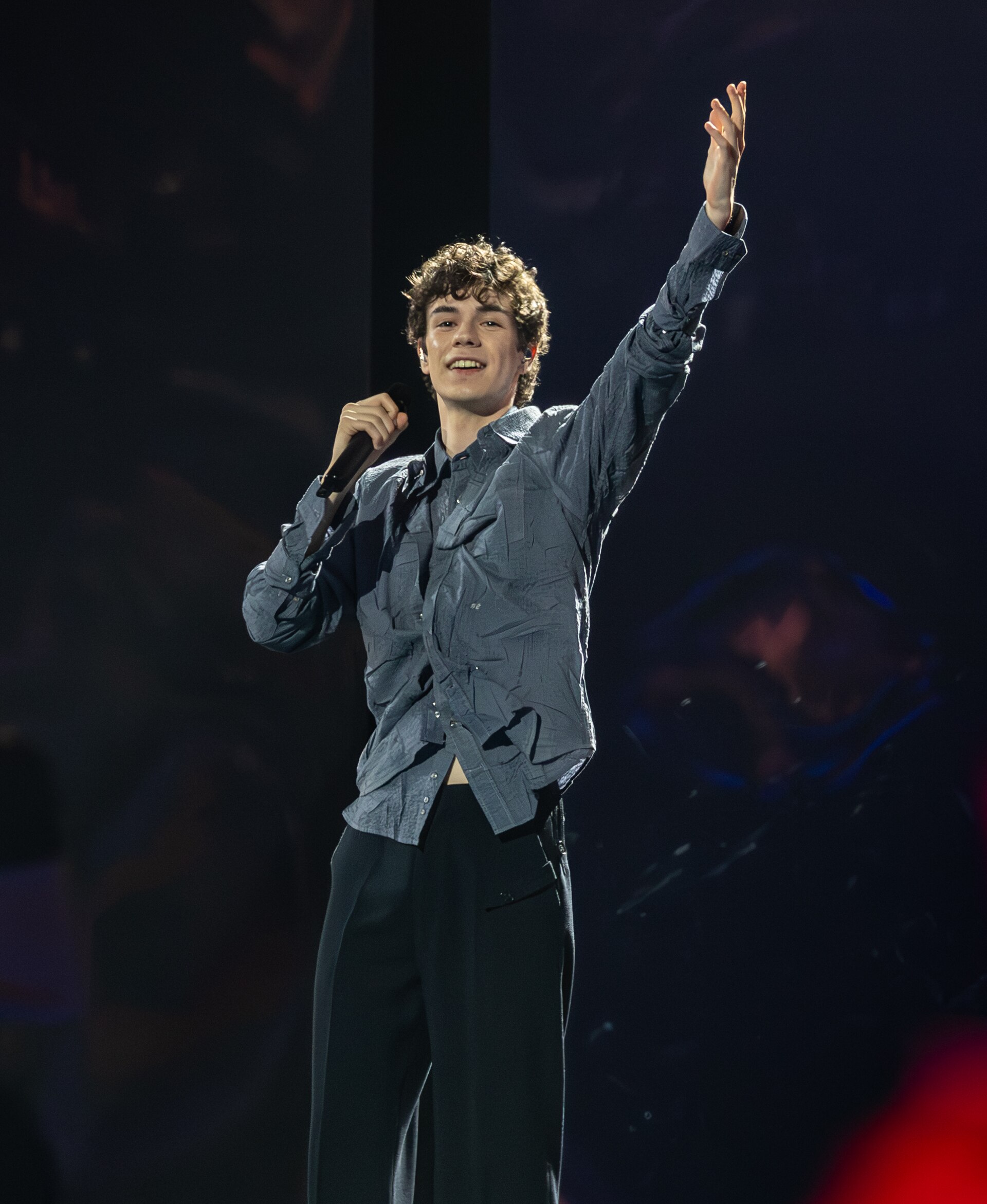 Daniel Zizka performing CROSSROADS, representing Czechia in the 2nd Semi Final of the 2026 Eurovision Song Contest in Vienna