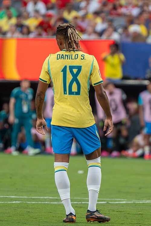 Danilo Santos during Brazil v Morocco on 13 June 2026 at the 2026 FIFA World Cup at NY/NJ Stadium in East Rutherford, NJ